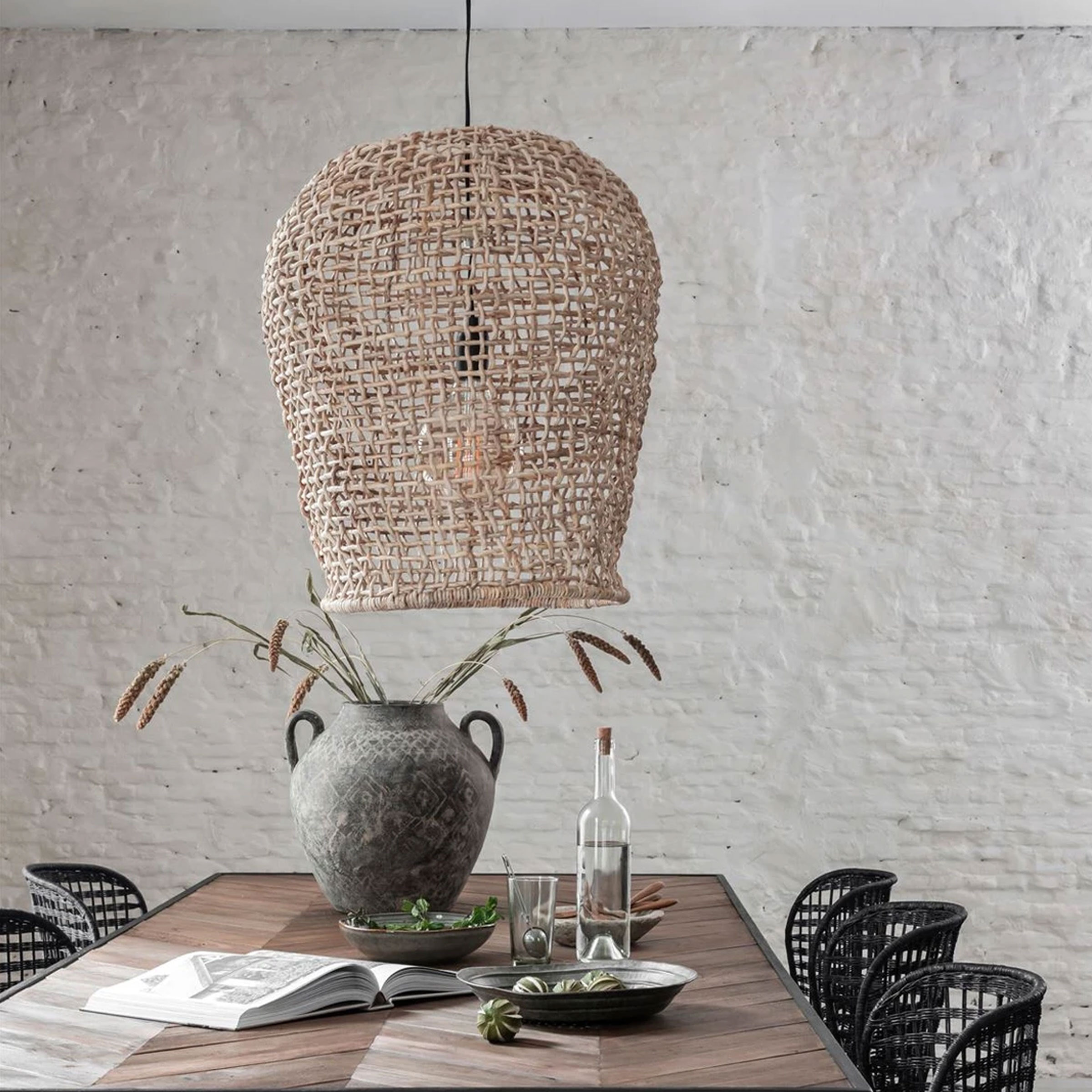 MUST Living Hanglamp Formentera Bananenblad - Naturel | MUST Living