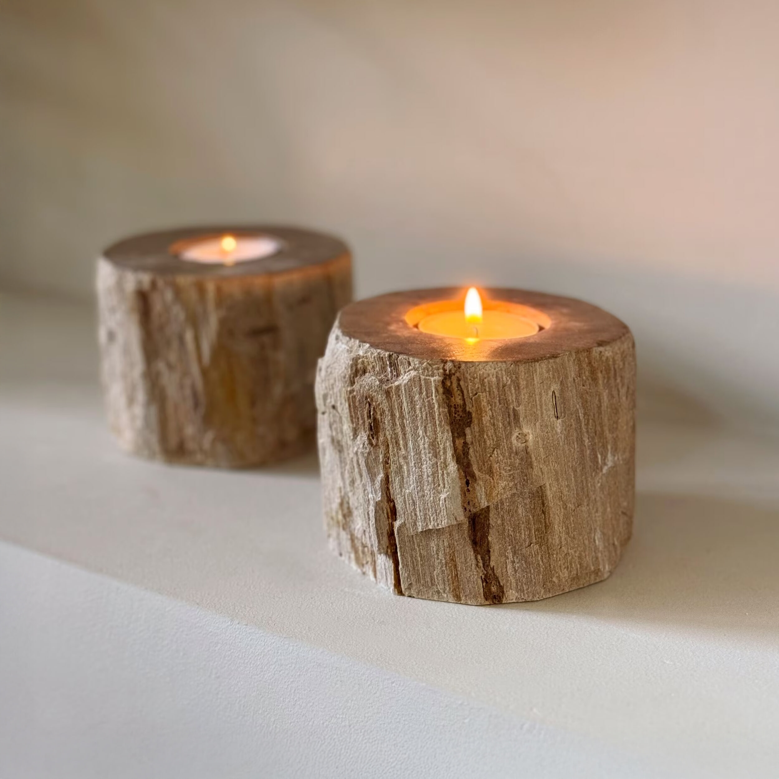 MUST Living Kaarshouder Fossil Set van 2 stuks - Beige | MUST Living