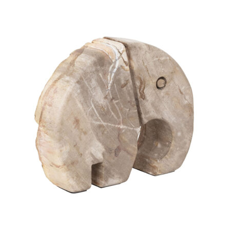 MUST Living Ornament Elephant Versteend hout