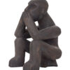MUST Living Ornament Say Nothing Mahoniehout - Bruin | MUST Living