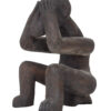 MUST Living Ornament See Nothing Mahoniehout - Bruin | MUST Living