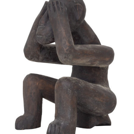 MUST Living Ornament See Nothing Mahoniehout - Bruin | MUST Living