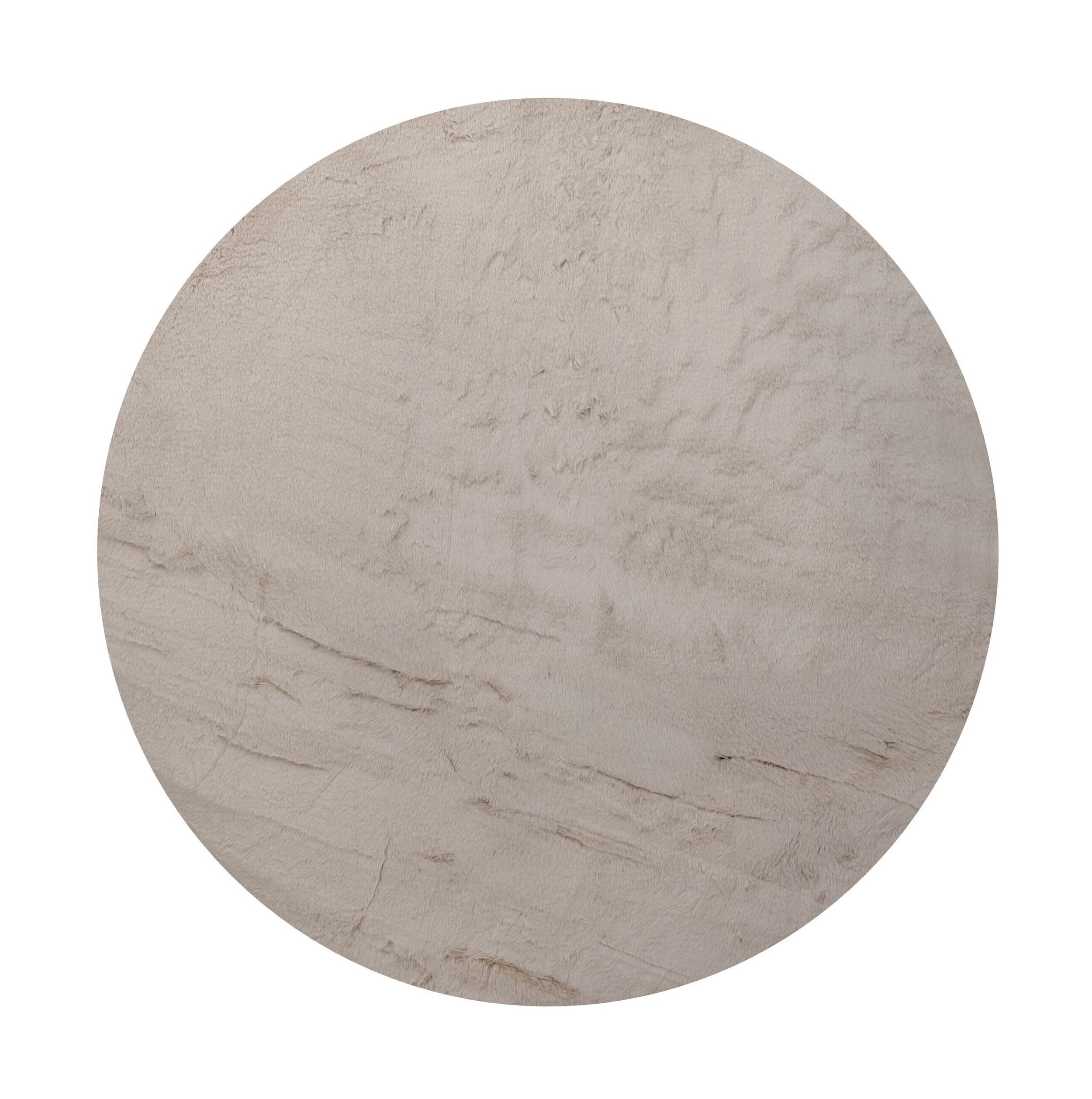 MUST Living Rond Vloerkleed Lodge Ø200cm - Taupe | MUST Living