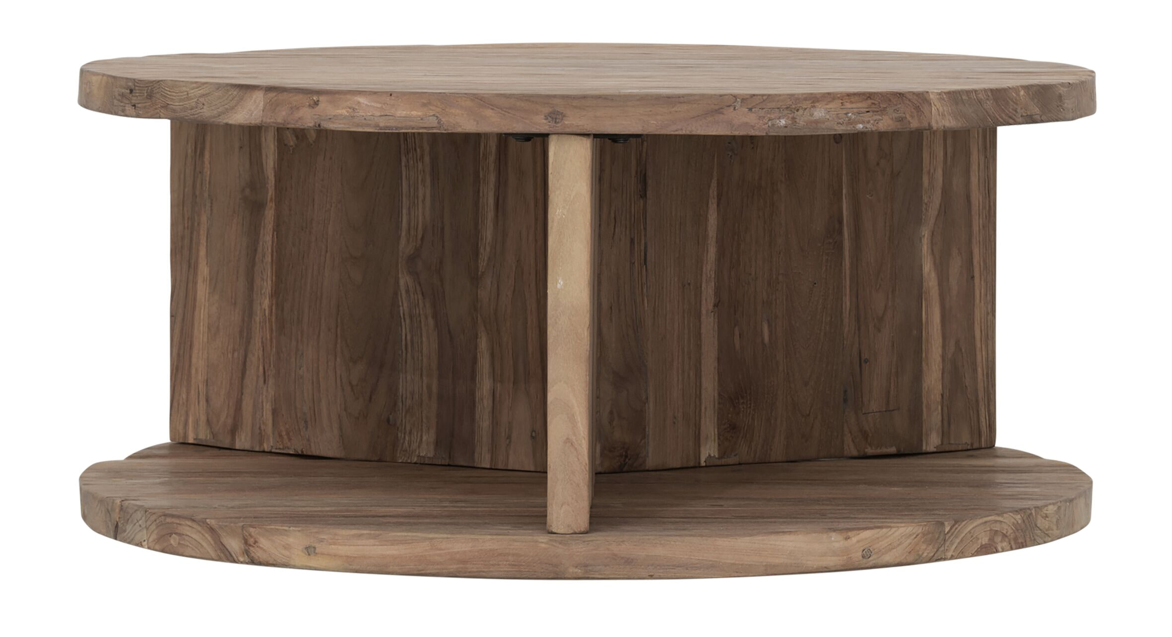 MUST Living Ronde Salontafel Rush Teakhout