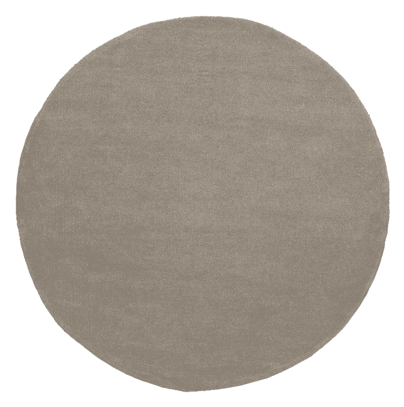 MUST Living Vloerkleed Noble 150cm - Taupe - Rond | MUST Living