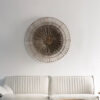 MUST Living Wanddecoratie Camellia Abaca en mendong - Bruin | MUST Living