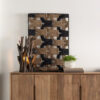 MUST Living Wanddecoratie Corsica Waterhyacint - Bruin | MUST Living
