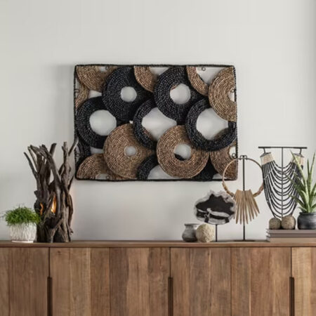 MUST Living Wanddecoratie Cuba Waterhyacint - Bruin | MUST Living