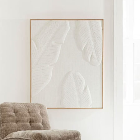 MUST Living Wanddecoratie Indian Bananenblad