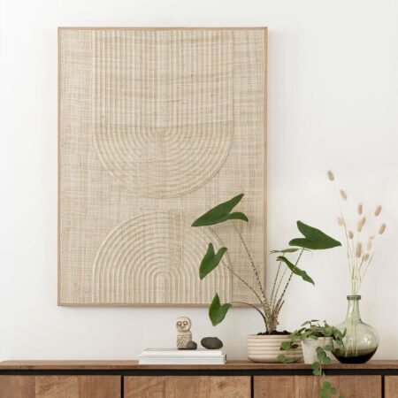 MUST Living Wanddecoratie Japanese Garden Palmblad
