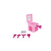 Magic keys box 5 sleutels roze 5x5x5cm | Merkloos
