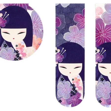 Magnetische Bladwijzer Kiyomi - Kimidoll met Bloesemmotieven | Tokyo Design Studio
