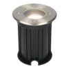 Maisy LED Grondspot Rond - Dimbaar - GU10 - 4000K neutraal wit - 4 Watt 345 Lumen - Rond - Ø12cm - Tuinspot - Oprit - RVS - IP67 waterdicht | HOFTRONIC