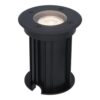 Maisy LED Grondspot Rond - Dimbaar - GU10 - 4000K neutraal wit - 4 Watt 345 Lumen - Rond - Ø12cm - Tuinspot - Oprit - Zwart - IP67 waterdicht | HOFTRONIC