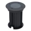 Maisy LED Grondspot Rond - Dimbaar - GU10 fitting - Rond - Ø12cm - Tuinspot - Oprit - Zwart - IP67 waterdicht | HOFTRONIC