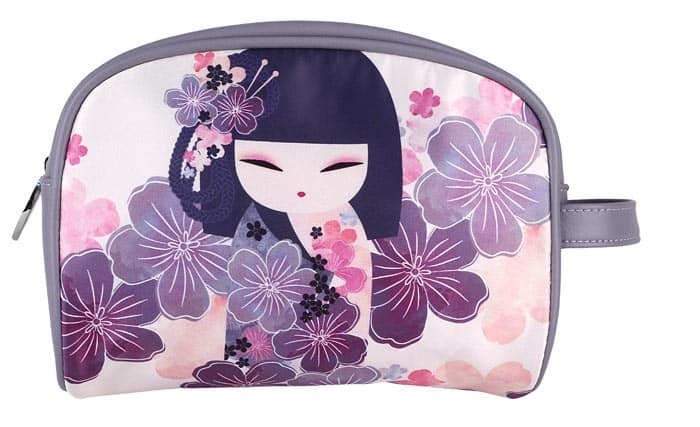 Make-up Tas Kyimo - Kimidoll - Pastelkleurig met Bloemmotieven | Tokyo Design Studio