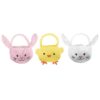 Mand pasen vilt teddy 15x22cm | Merkloos