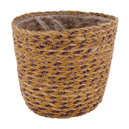 Mand zeegras Ø18x16cm Multi | Naturel Collections