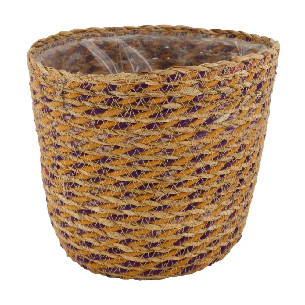 Mand zeegras Ø18x16cm Multi | Naturel Collections