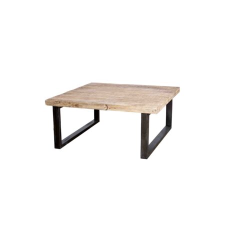 Mango Salontafel 100x100cm - poot zwart |