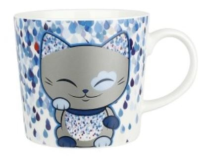 Mani the Lucky Cat - Mok blauw | -