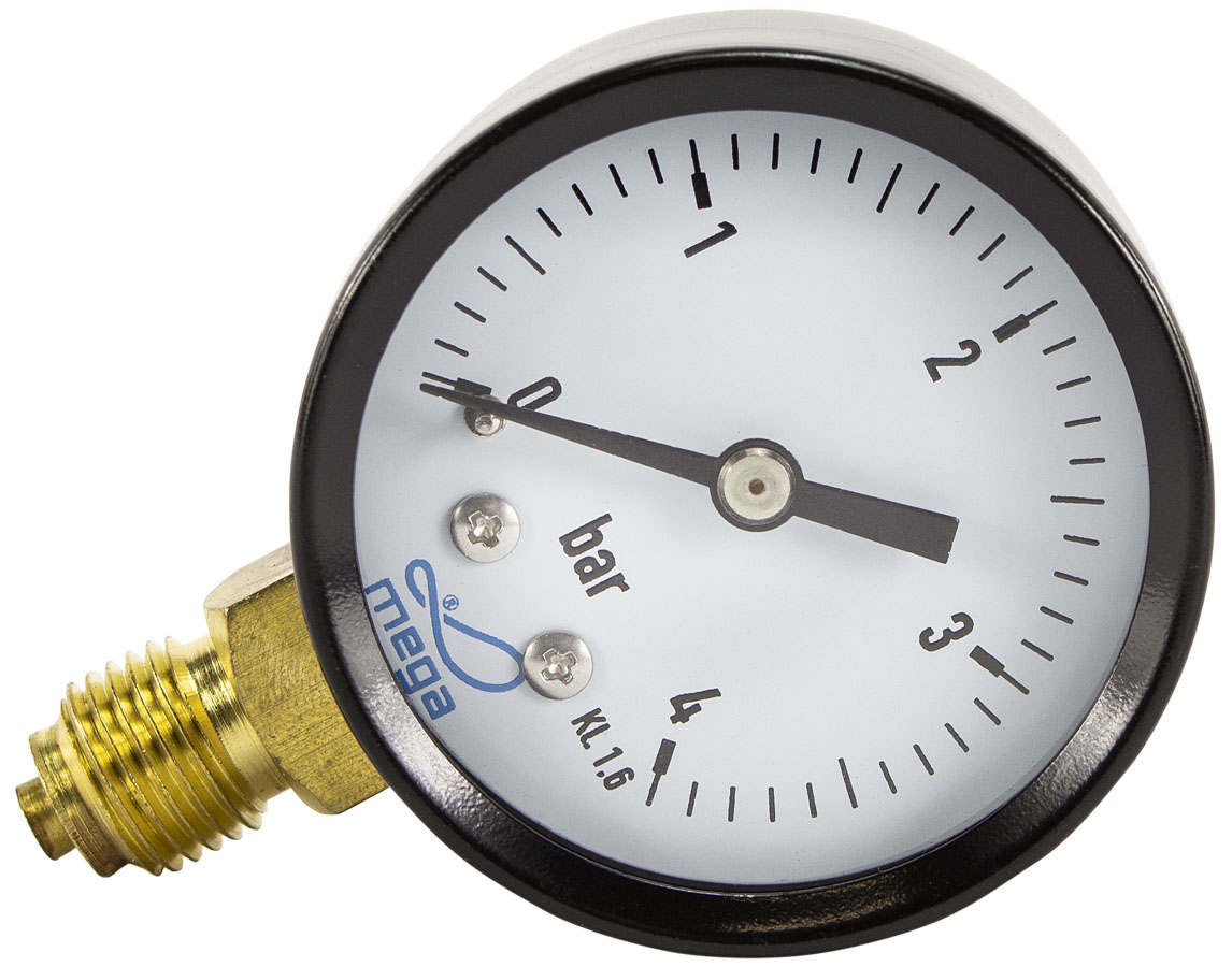 Manometer zandfilter drukmeter 0 - 4 bar (1/4") | Mega Pool