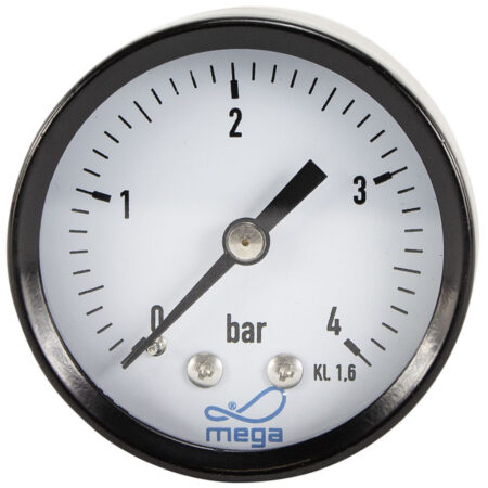 Manometer zandfilter drukmeter 0 - 4 bar (1/8") (achteraansluiting) | Mega Pool