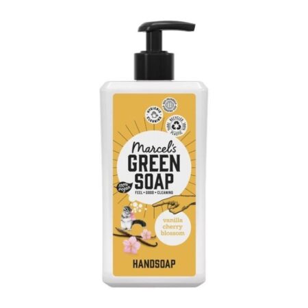 Marcels Greensoap Handzeep Vanille En Kersenbloesem 500ml |