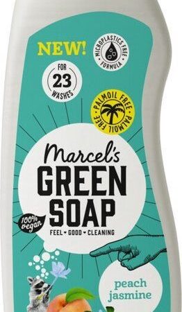 Marcels Greensoap Wasmiddel Kleur Peach Jasmine 1 Liter | Marcels Greensoap