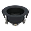 Mari - LED Inbouwspot - Verzonken armatuur - Diameter 85mm - GU10 Fitting incl. lamphouder - IP65 voor badkamer en buiten - Rond - Zwart | HOFTRONIC
