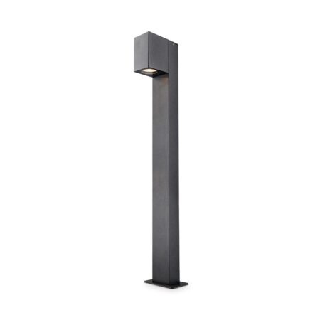 Marion LED Sokkellamp buiten zwart - 100 cm - Padverlichting - GU10 Fitting - Max. 7 Watt - IP65 Waterdicht - Staande buitenlamp | HOFTRONIC