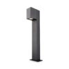 Marion LED Sokkellamp buiten zwart - 50 cm - Padverlichting - GU10 Fitting - Max. 7 Watt - IP65 Waterdicht - Staande buitenlamp | HOFTRONIC