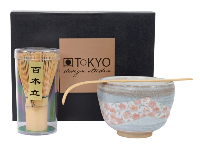 Matcha Cadeauset - Grijs Keramiek - 10 x 7.5 cm | Tokyo Design Studio