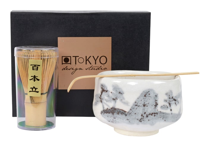 Matcha cadeauset - Witte uitvoering - 11 x 8 cm | Tokyo Design Studio