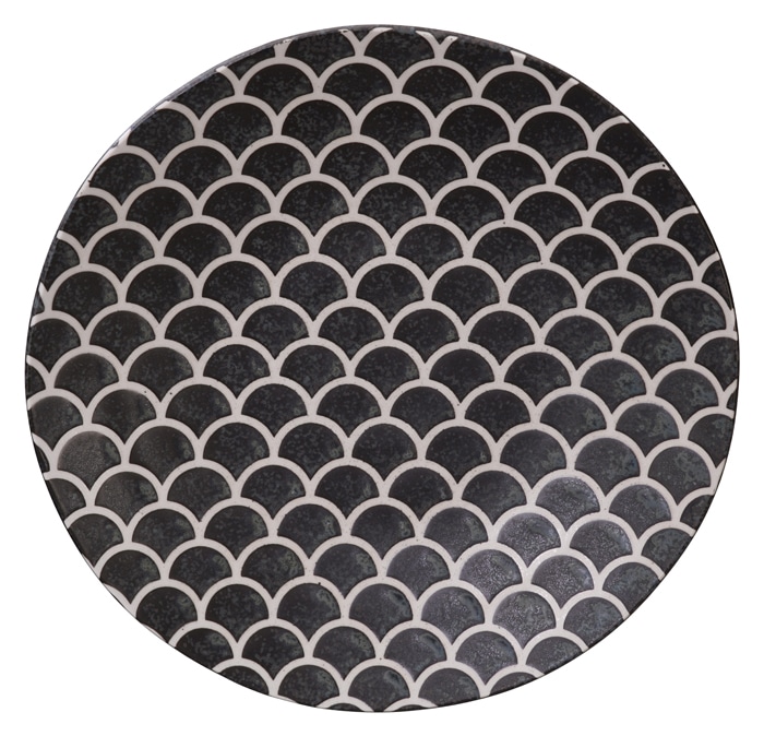 Matzwart Bord - Onyx Noir Collectie - 25 x 3.7 cm | Tokyo Design Studio