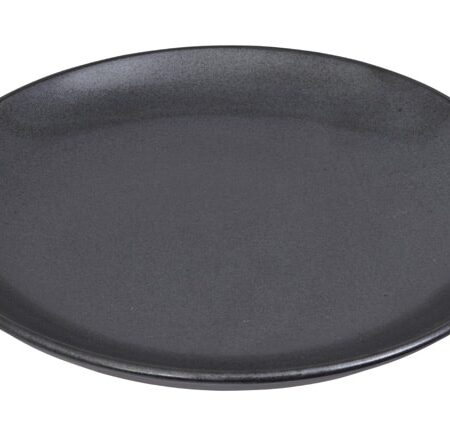 Matzwart Bord - Tetsu Kessho Matte - 23cm Diameter | Tokyo Design Studio
