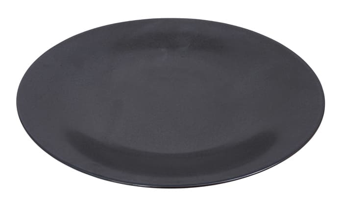 Matzwart Bord - Tetsu Kessho Matte - 28 cm | Tokyo Design Studio
