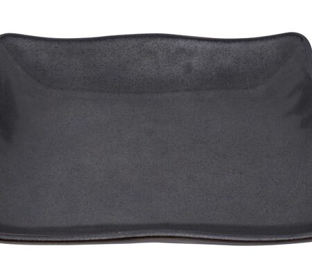 Matzwart Vierkant Bord - Tetsu Kessho Matte - 18x18 cm | Tokyo Design Studio