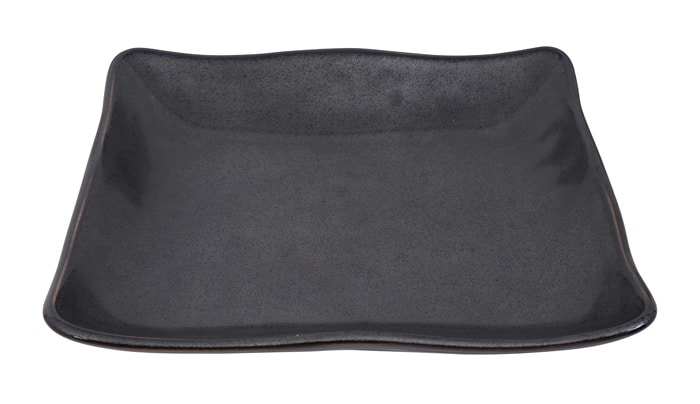 Matzwart Vierkant Bord - Tetsu Kessho Matte - 18x18 cm | Tokyo Design Studio