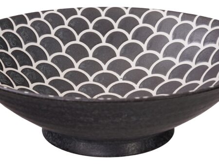 Matzwarte Kom - Onyx Noir - 1400ml 25 x 7.4cm | Tokyo Design Studio