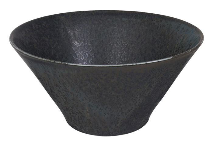 Matzwarte Kom - Onyx Noir - 1500ml - 22.2 x 11cm | Tokyo Design Studio