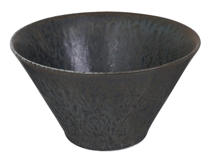 Matzwarte Kom - Onyx Noir - 600ml 16 x 8.9cm | Tokyo Design Studio