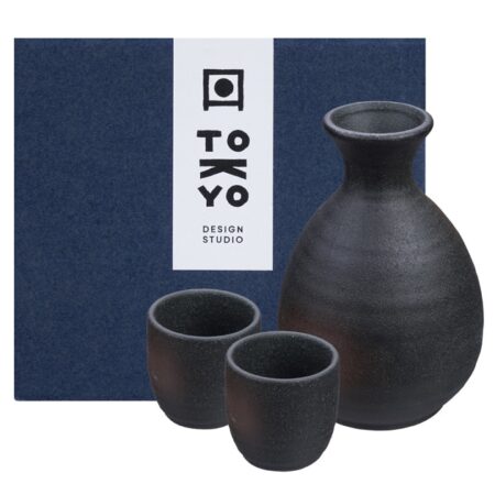 Matzwarte Sakeset - 3-delig - Modern Design | Tokyo Design Studio
