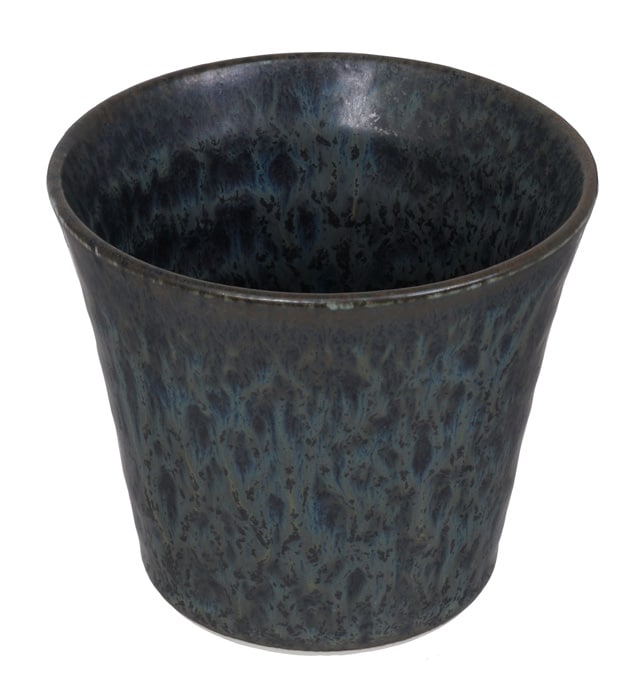 Matzwarte Theekop - Onyx Noir Collectie - 250ml - 9.5 x 8 cm | Tokyo Design Studio