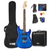 Max GigKit Elektrische gitaar 4/4 - Met 40 Watt versterker en | MAX
