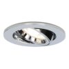 Maya LED inbouwspot - 4 Watt 345 Lumen - 4000K Neutraal wit - GU10 - Dimbaar - Rond - Kantelbaar - IP20 voor binnen - Chroom | HOFTRONIC