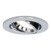 Maya LED inbouwspot - 4 Watt 345 Lumen - 6500K Daglicht wit - GU10 - Dimbaar - Rond - Kantelbaar - IP20 voor binnen - Chroom | HOFTRONIC
