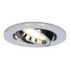 Maya LED inbouwspot - 4 Watt 345 lumen - 2700K Warm wit - GU10 - Dimbaar - Rond - Kantelbaar - IP20 voor binnen - Chroom | HOFTRONIC