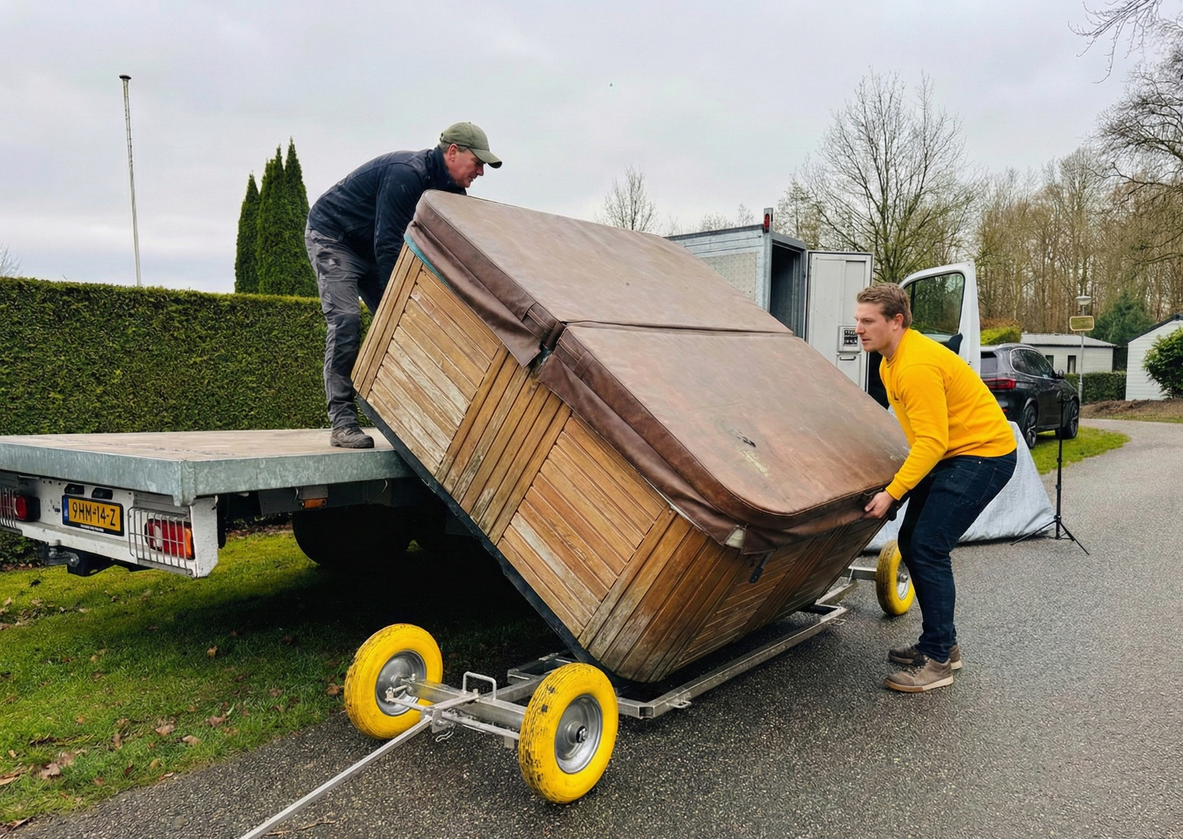 Meenemen en afvoeren oude spa | Toppy