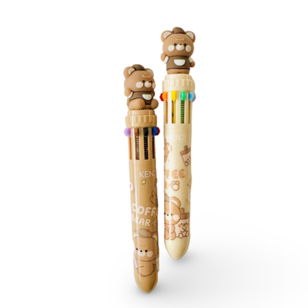 Meerkleuren pen Coffee Bear - Kenji | Kenji